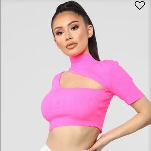 FashionNova Neon pink top